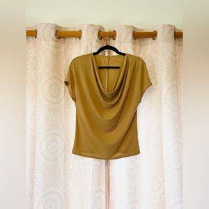 Tan Dress Top - SHEIN